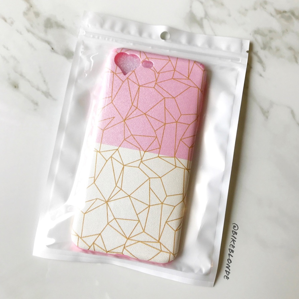 1 LEFT NEW iPhone 7+/8+ SOFT Pink Geometric Case - Picture 4 of 6